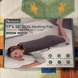 Uwanda 17" x 33" XXXL Gray Heating Pad